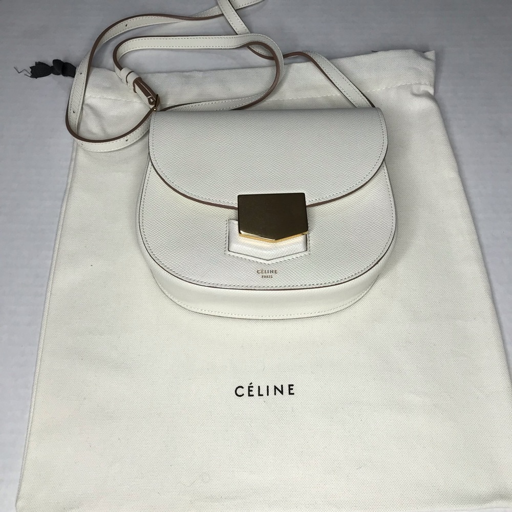 Celine Trotteur small crossbody bag.